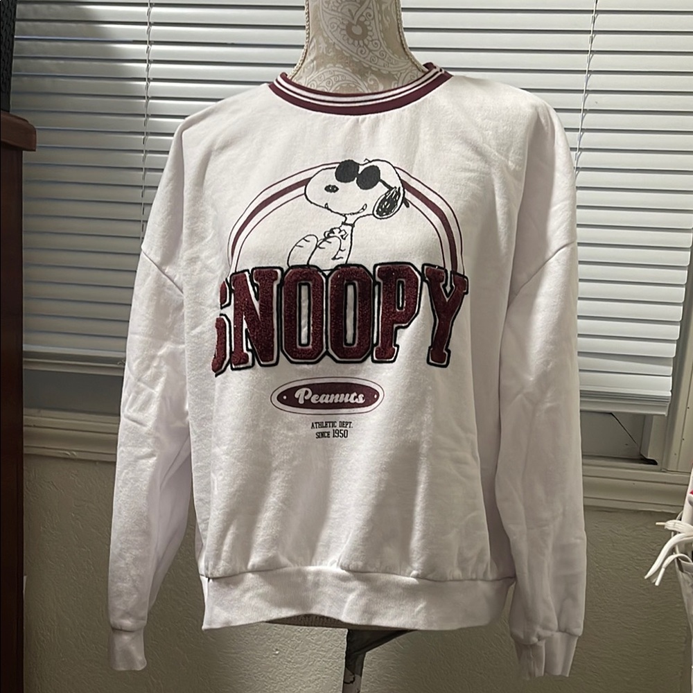 Snoopy White Sweatshirt